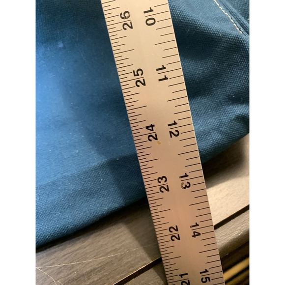 Athleta Tote Bag Gym‎ Blue Ombre Large Canvas Shopping Bag 18x13 Travel Open - Picture 12 of 12